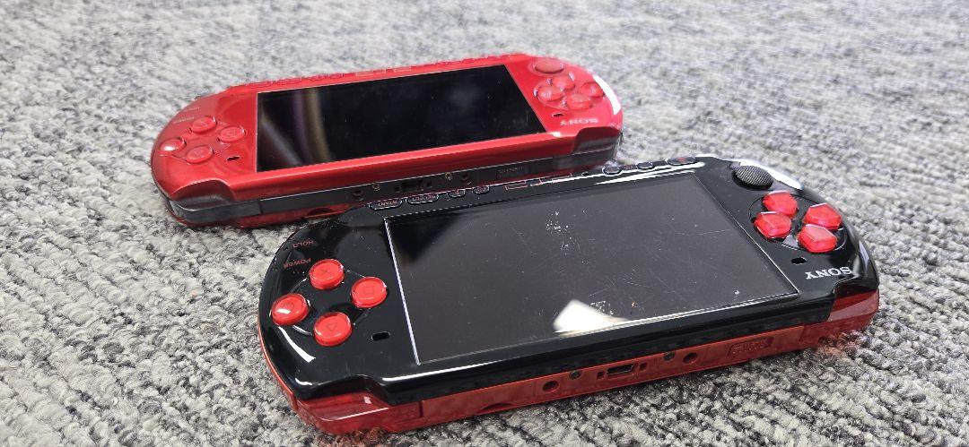 【動作確認済み】PSP3000 本体2個&ソフト4本セット