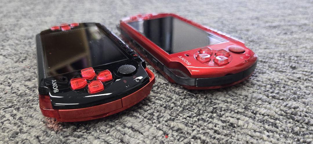 【動作確認済み】PSP3000 本体2個&ソフト4本セット