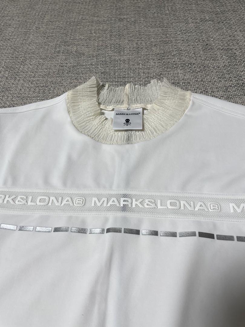 MARK &LONA　モックネック半袖シャツ
