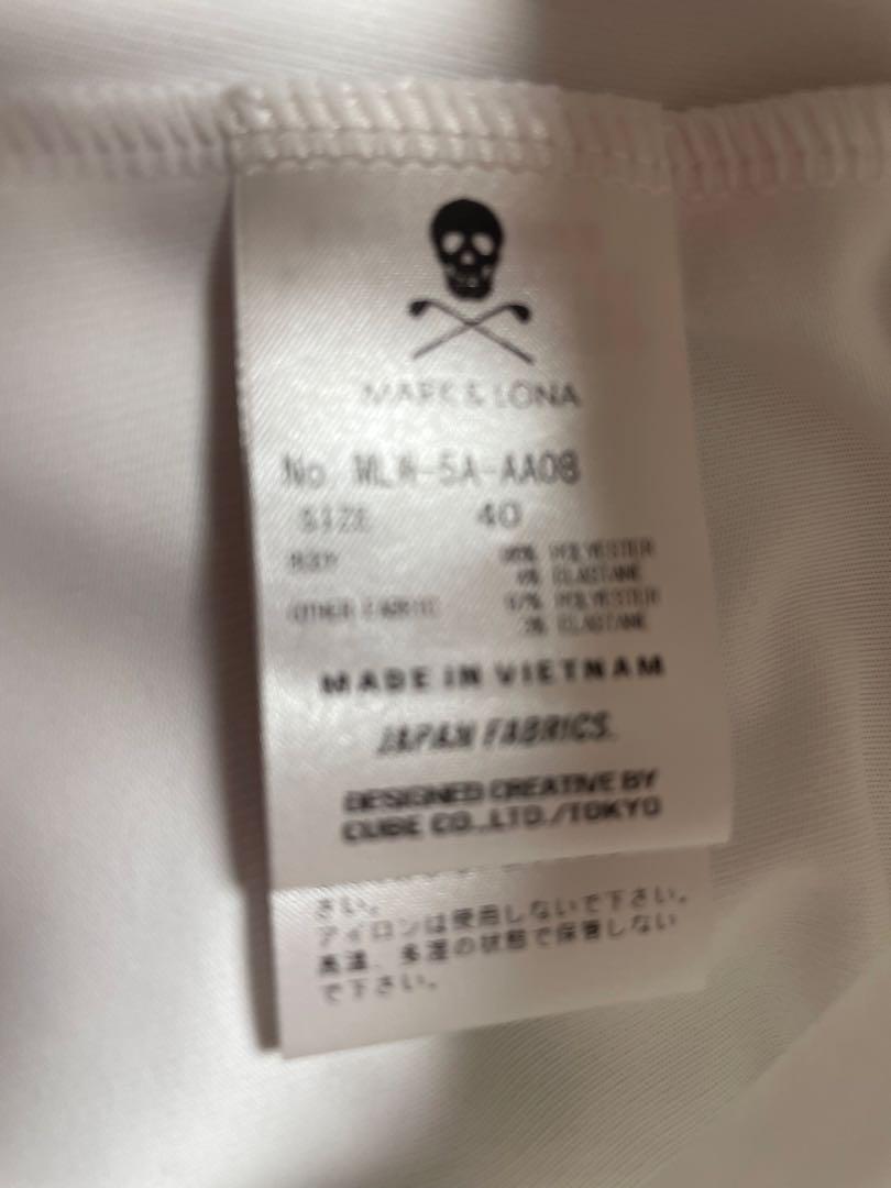 MARK &LONA　モックネック半袖シャツ