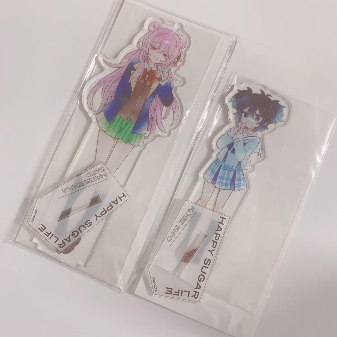 ハッピーシュガーライフ 10th ミュージアム　アクリルブロック　全種セット ハッピーシュガーライフ 10th ミュージアム アクリルブロック