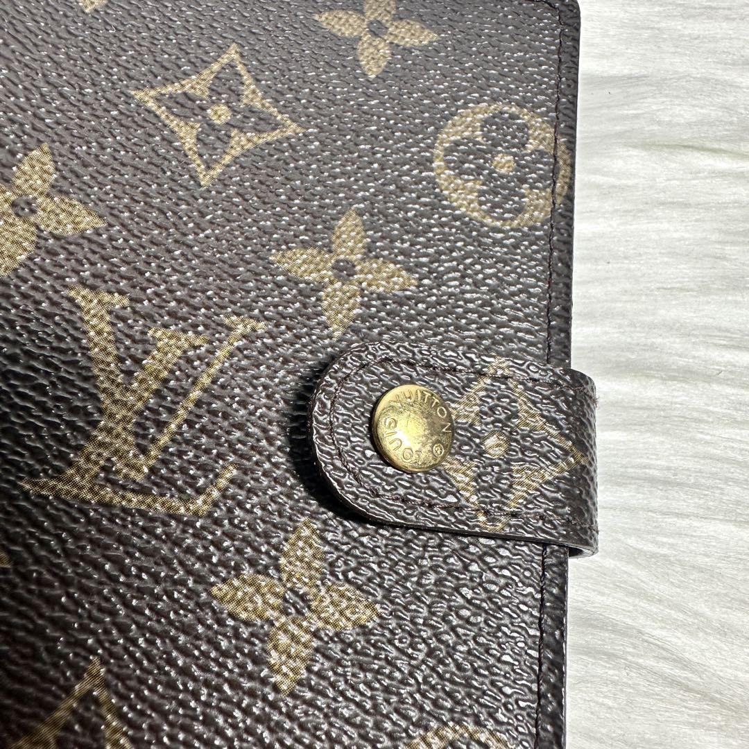 ルイヴィトン モノグラム  アジェンダPM 手帳カバー ゴールド LV