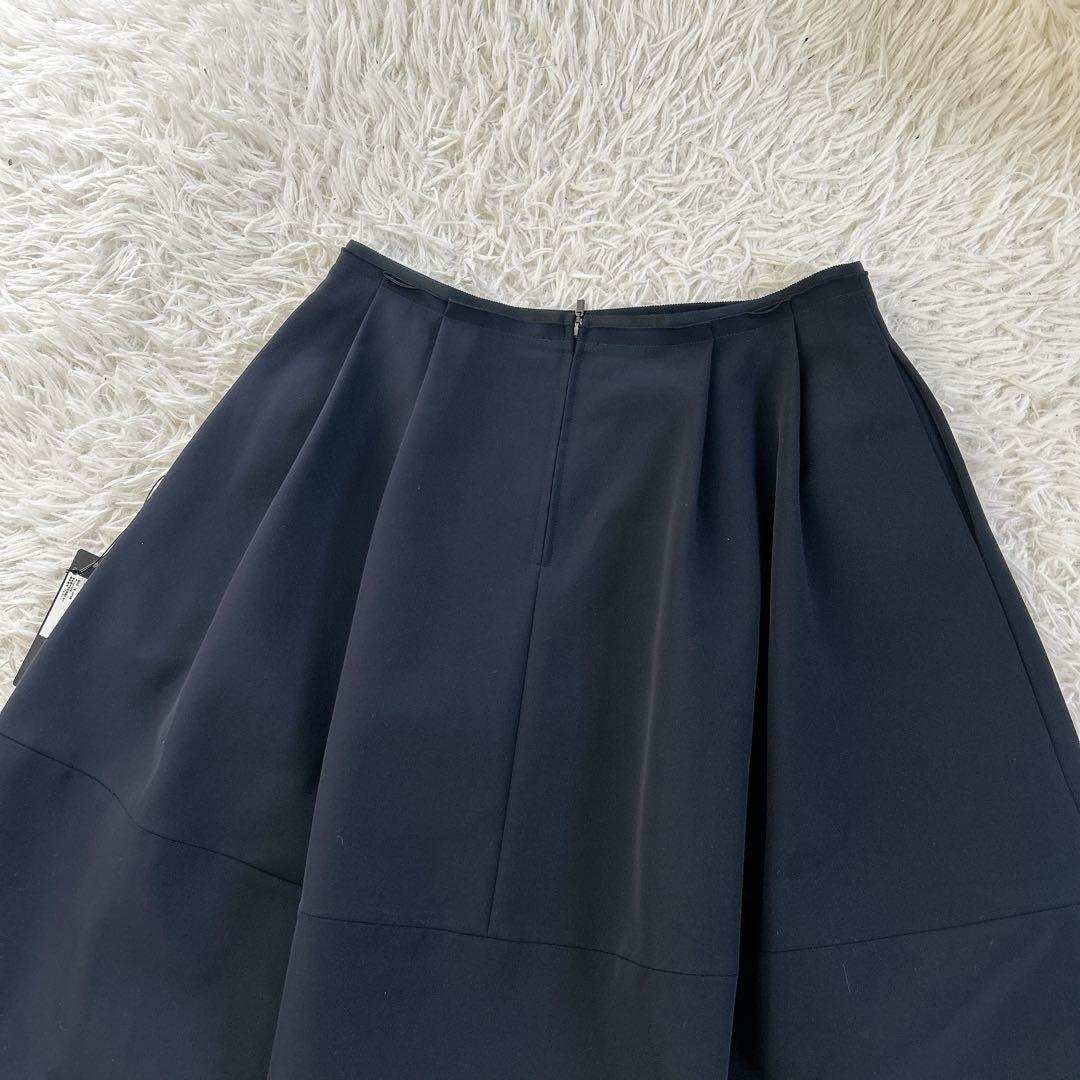 美品★フォクシーニューヨーク　バロンスカート　ミッドナイトブルー　サイズ42 美品☆フォクシーニューヨーク バロンスカート ミッドナイト