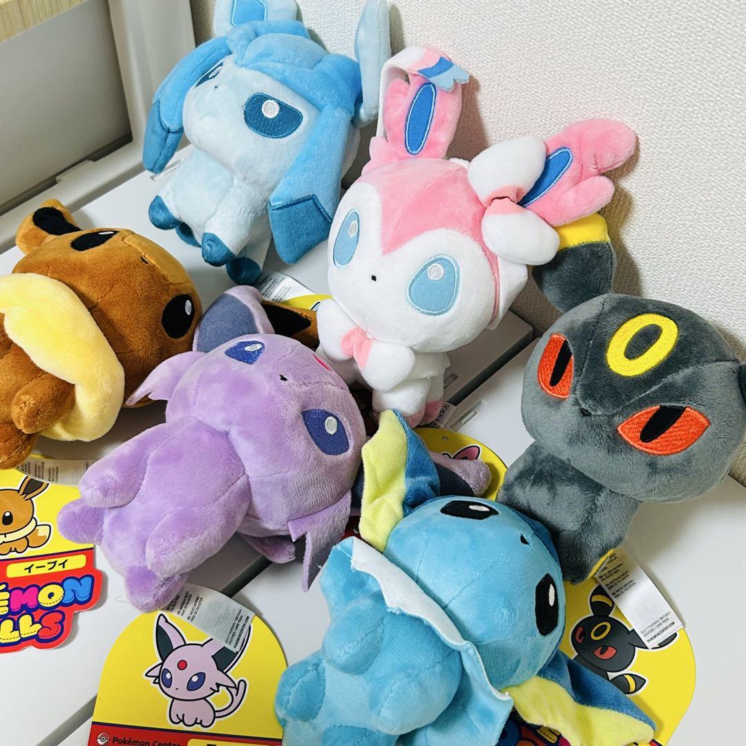 タグ付き 9種セット ポケモンドールズ ブイズ ぬいぐるみ ☆新品☆ポケモンドールズ ぬいぐるみ ブイズ 9種コンプセット