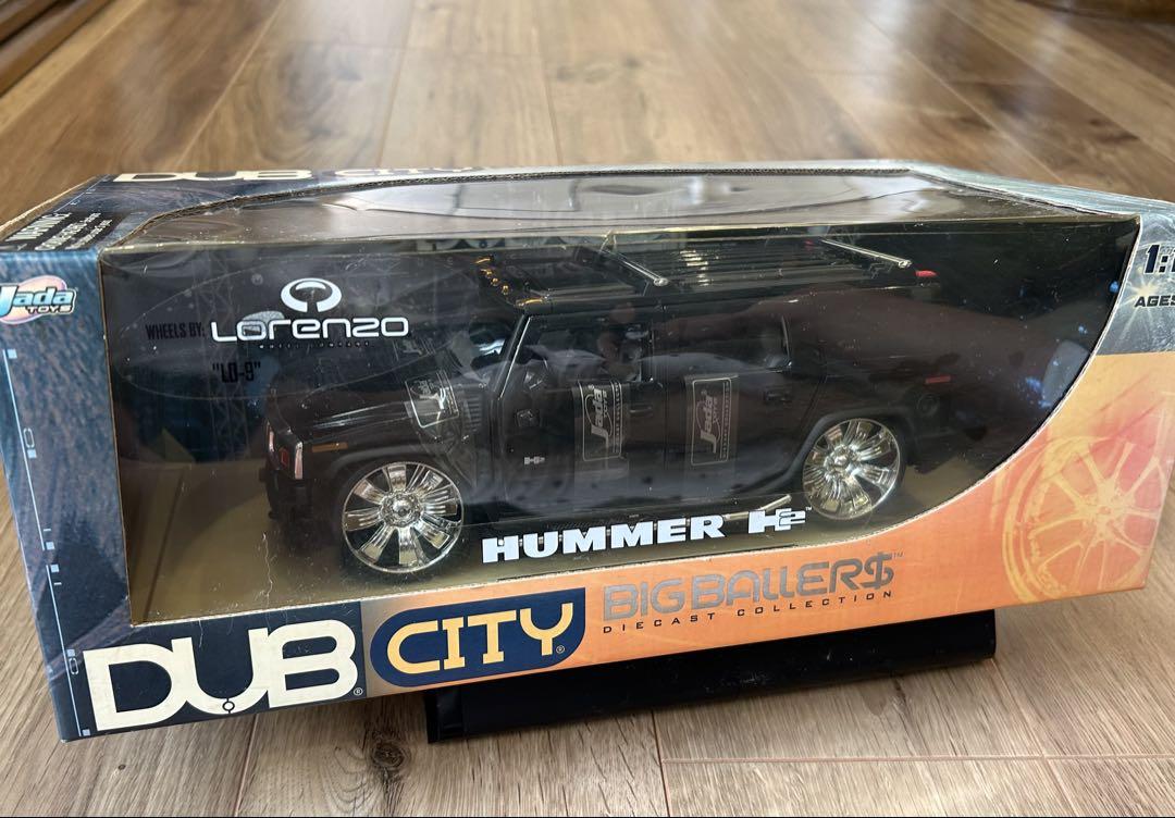 JadaTOYS DUB CITY HUMMER H2 ミニカー1/18