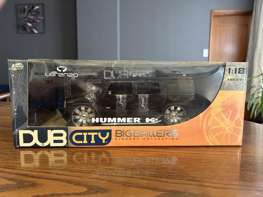 JadaTOYS DUB CITY HUMMER H2 ミニカー1/18