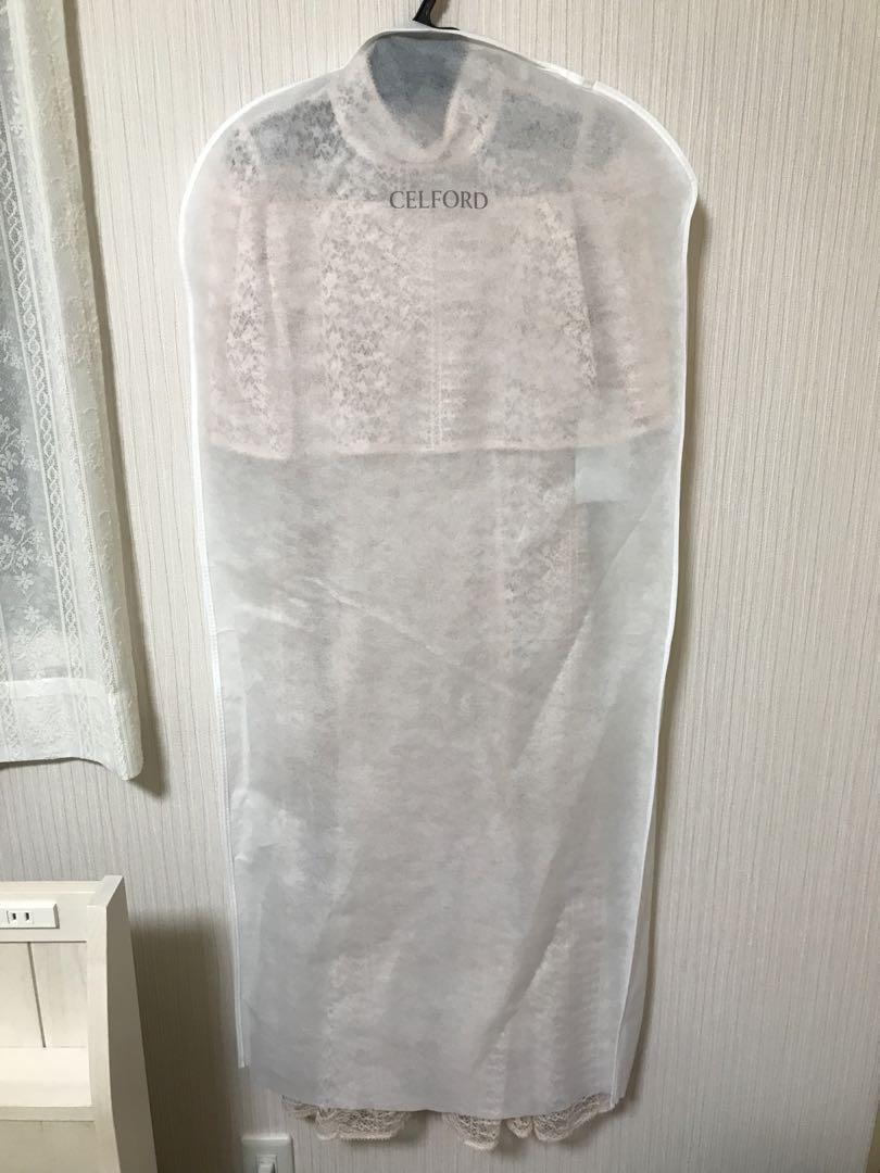 新品未試着 タグ付きセルフォード ドレス ワンピース ピンクベージュ 二次会