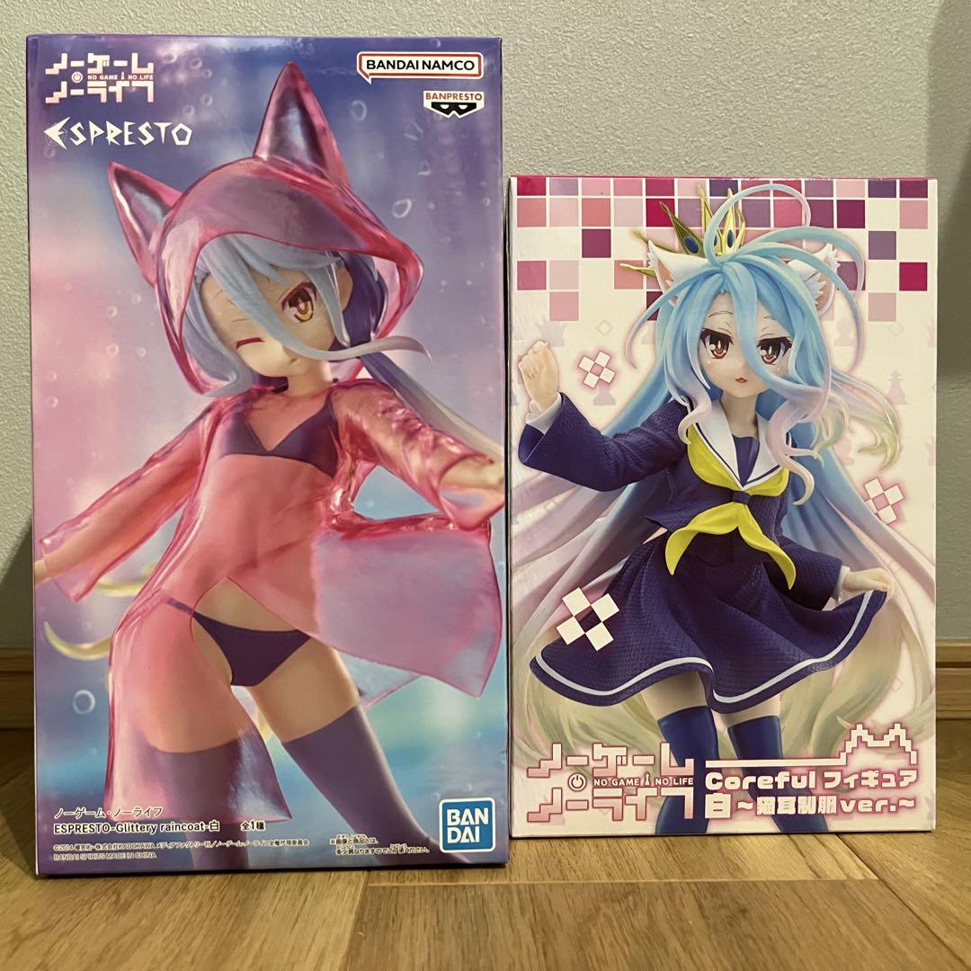 ノーゲーム•ノーライフ 白フィギュア2体セット - メルカリ