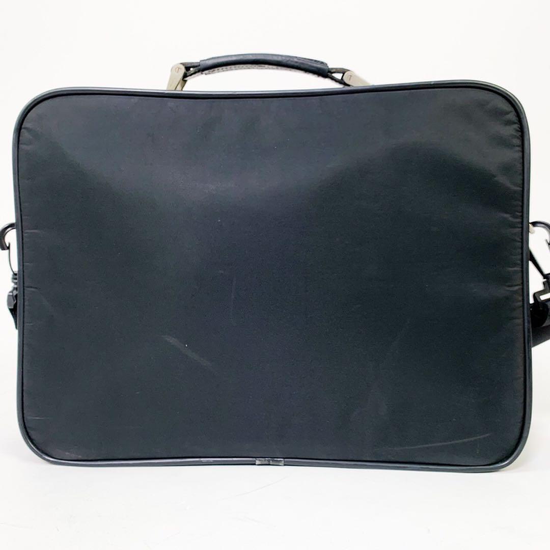 【正規品】PRADA プラダ ビジネスバッグ 2WAY 三角ロゴ A4可 黒