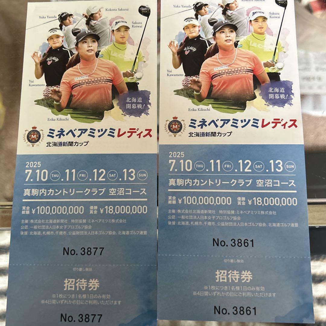 ミネベアミツミレディス　招待券