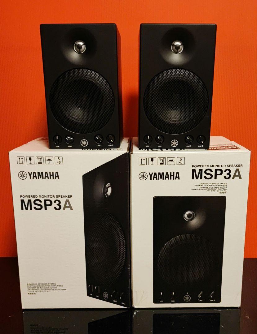 YAMAHA MSP3A 2台セット 美品 即日発送可 美品ペア Yamaha MSP3A パワードモニタースピーカー 2台セット