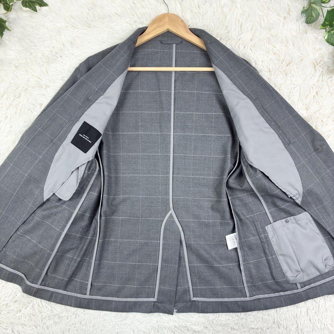 美品　ユナイテッドアローズ　トラベルジャケット　ストレッチ　ウィンドウペン　L
