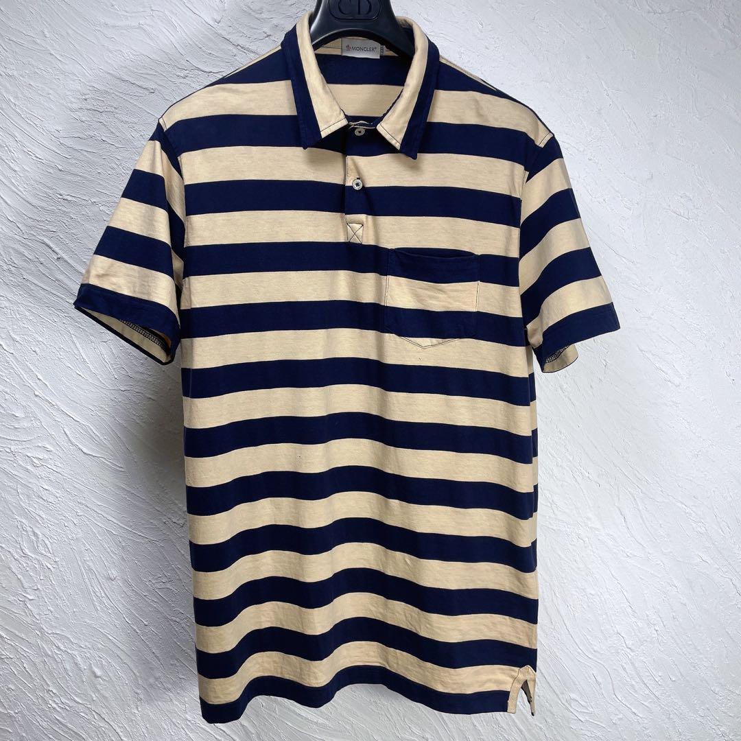 MONCLER モンクレール ポロシャツ ボーダー XXL - メルカリ
