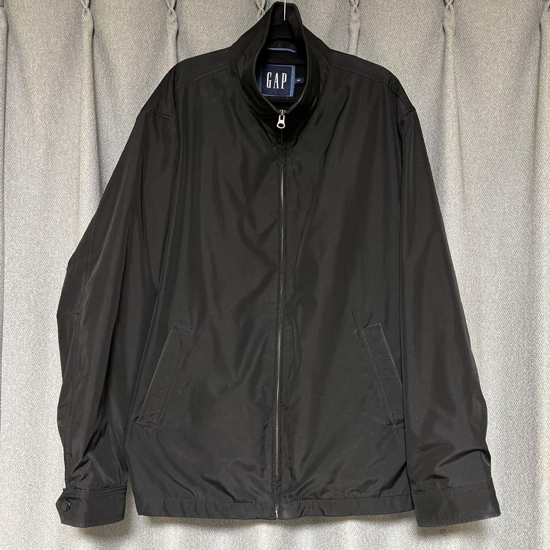 OLD GAP ナイロンジャケット 2000年製 ブラック 短丈 Y2K 古着 00年代 ギャップ GAP ナイロンジャケット メンズL相当