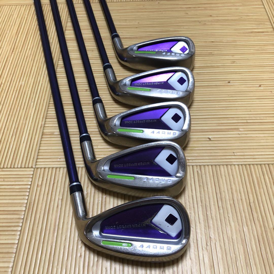 ONOFF オノフ レディ アイアン 4本セット（I♯7〜I♯9、PW