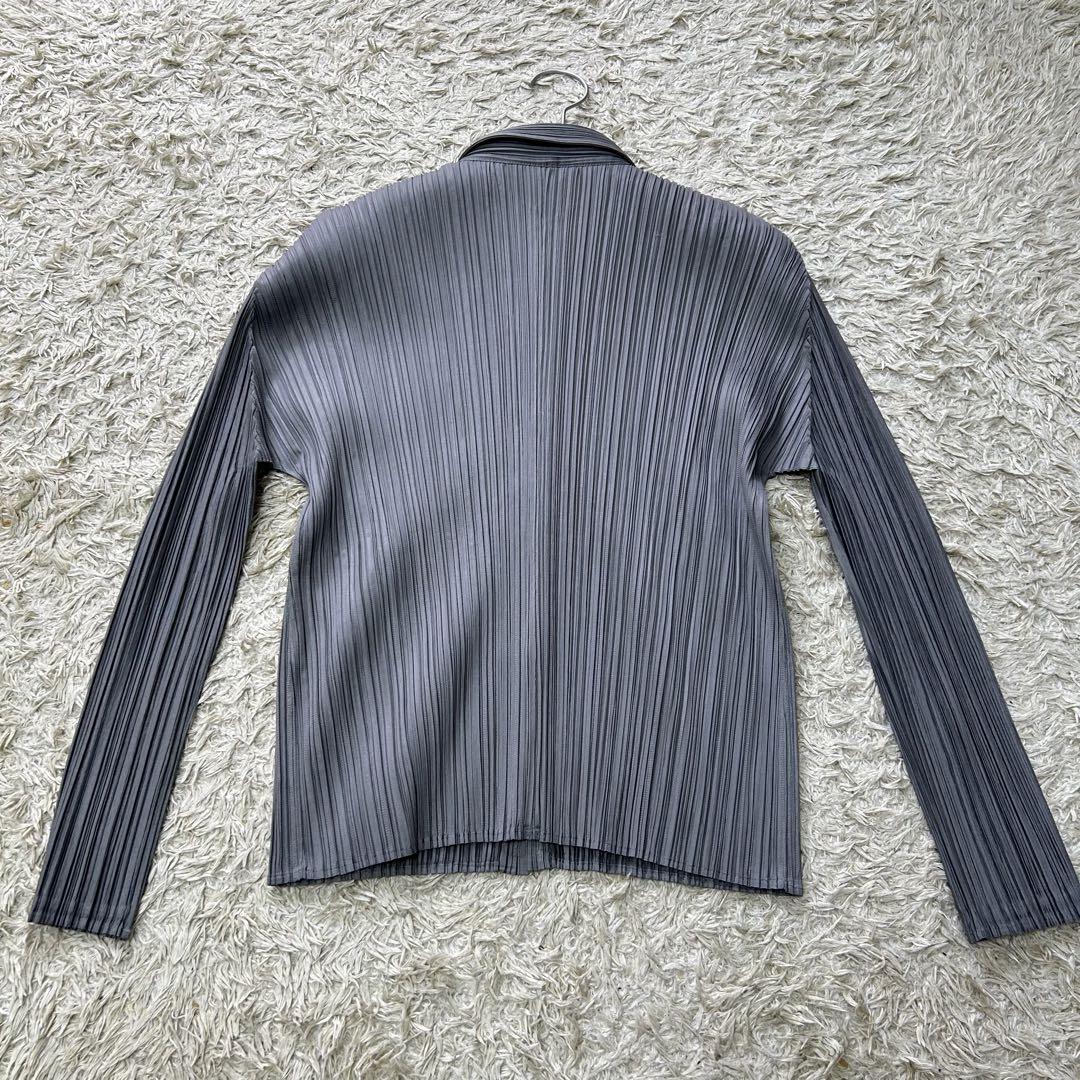 美品✨プリーツプリーズ イッセイミヤケ 長袖 トップス シャツ