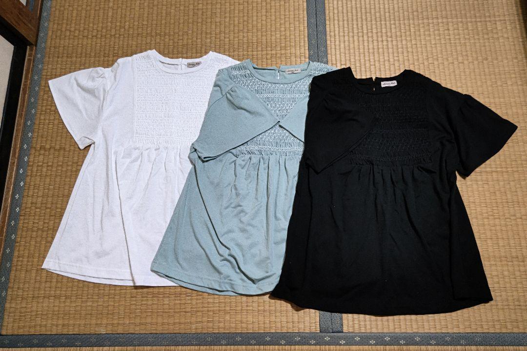 【本日削除】SM2サマンサモスモス スモッキング刺繍Tシャツ 3点セット