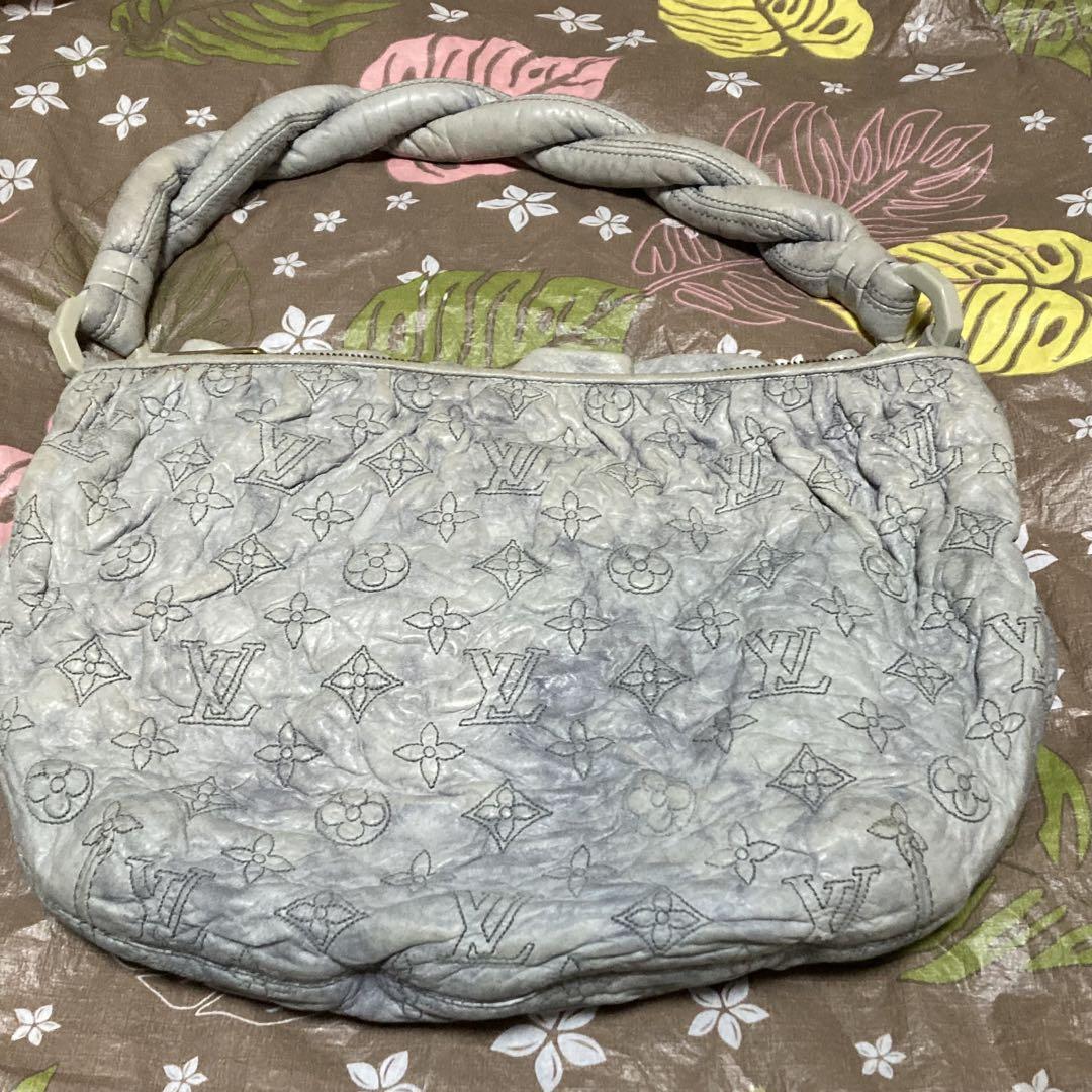 ルイヴィトン ニンブスPM モノグラム・オランプ GRY レザー