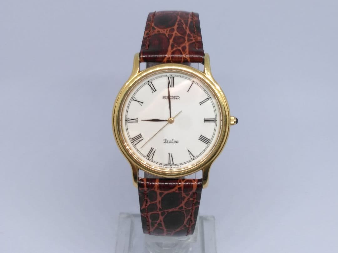 【セイコー純正バンド　電池　パッキン各新品】セイコードルチェ　9531-6030