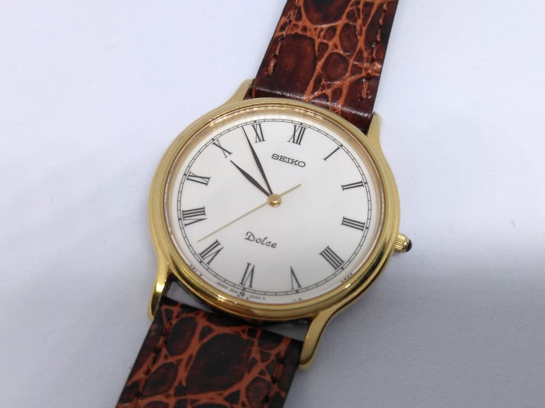 【セイコー純正バンド　電池　パッキン各新品】セイコードルチェ　9531-6030