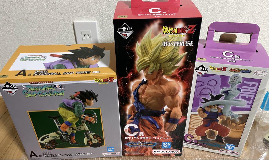 ドラゴンボール 一番くじ　フィギュア　孫悟空　フリーザ　まとめ売り