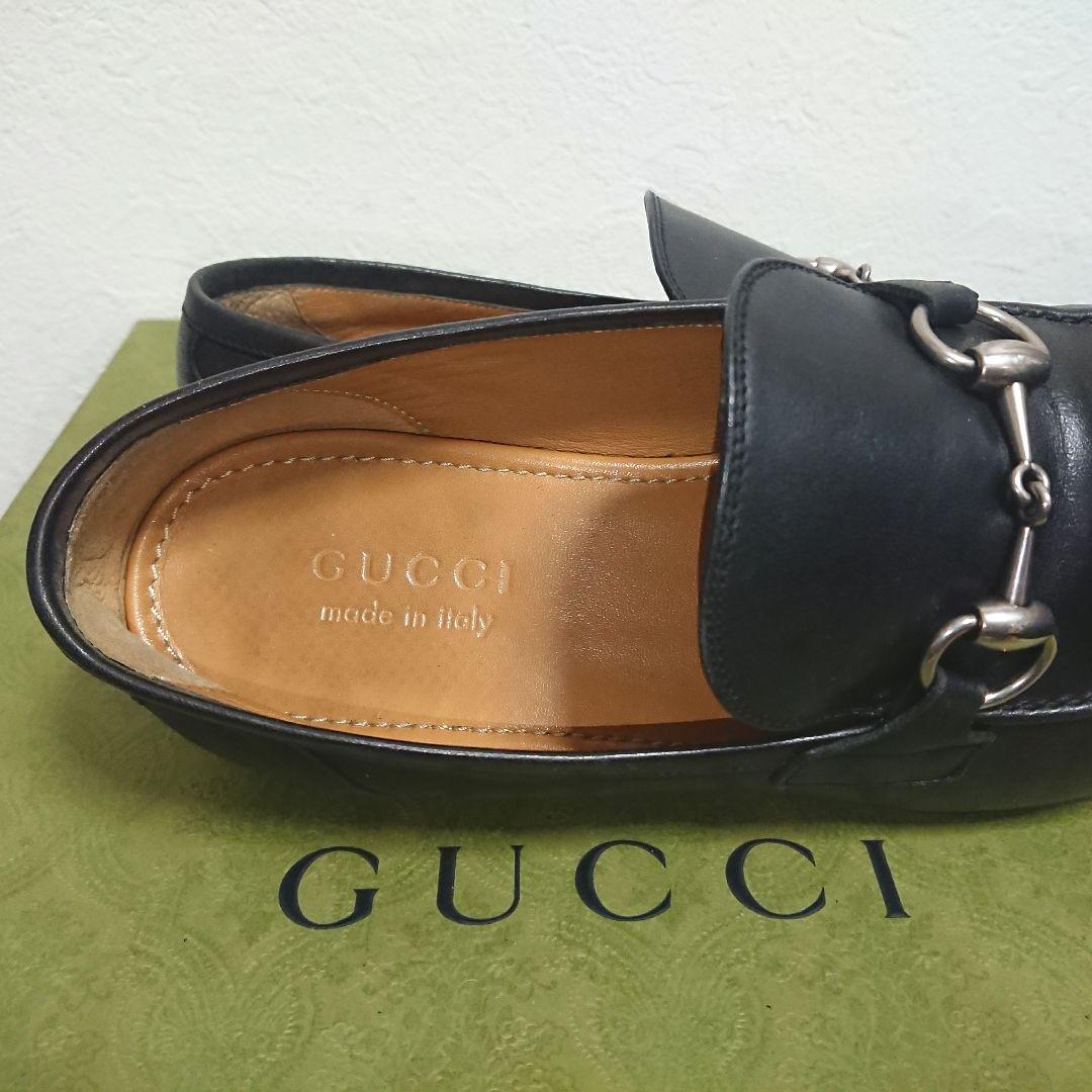 GUCCI ホースビットローファー 黒 8