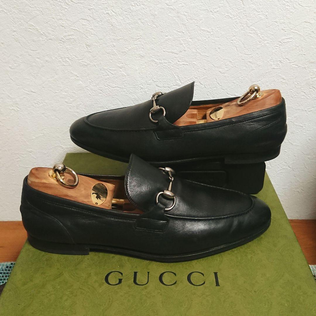 GUCCI ホースビットローファー 黒 8