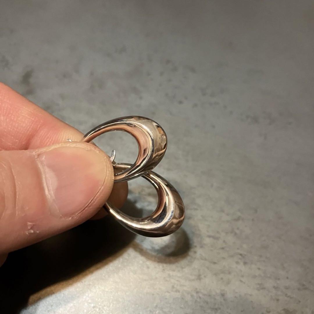 SILVER925 DROP DESIGN EARRINGS /シルバー/ピアス