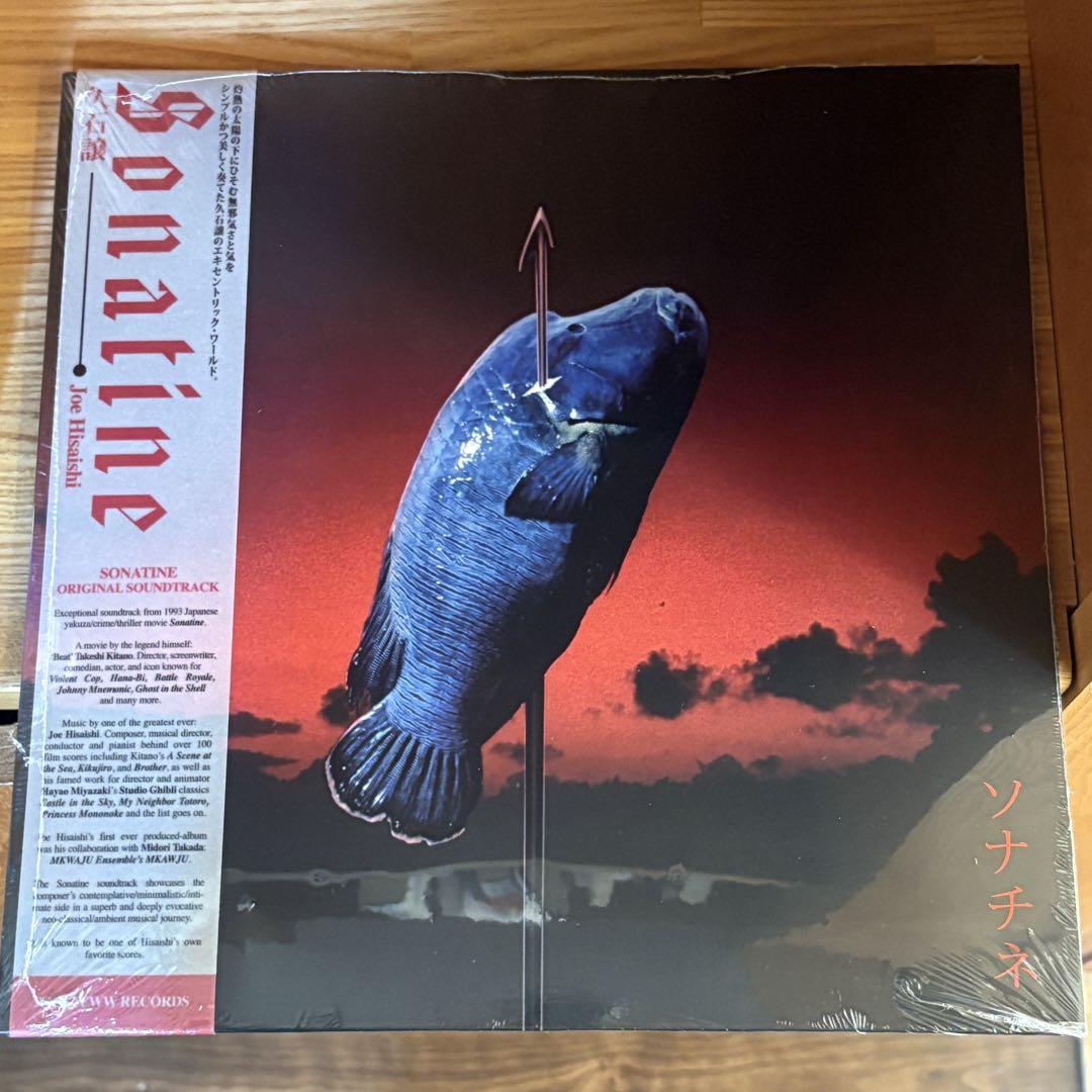 新品 500枚限定完売LP 北野武「ソナチネ」サントラ 久石譲 sonatine