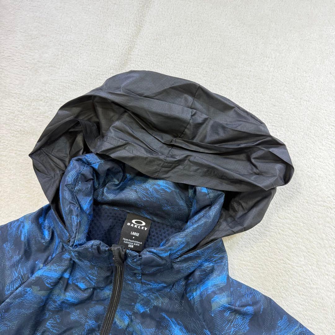 OAKLEY 迷彩柄 総柄 高機能 フード ゴルフウェア セットアップ L OAKLEY 迷彩柄 総柄 高機能 フード ゴルフウェア セットアップ L