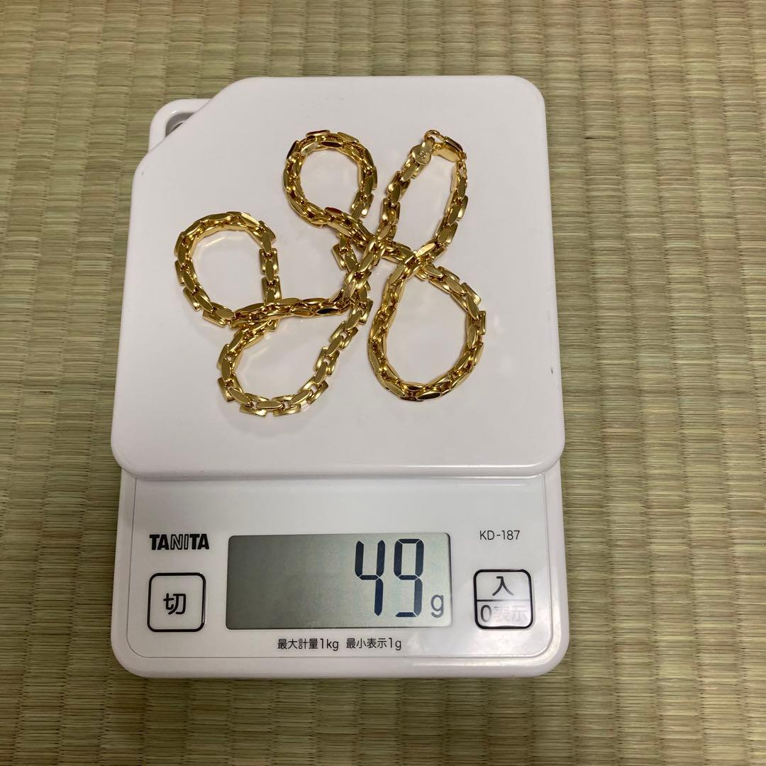 ネックレス　750 刻印あり　ゴールドチェーン　整理品　遺品整理　49g