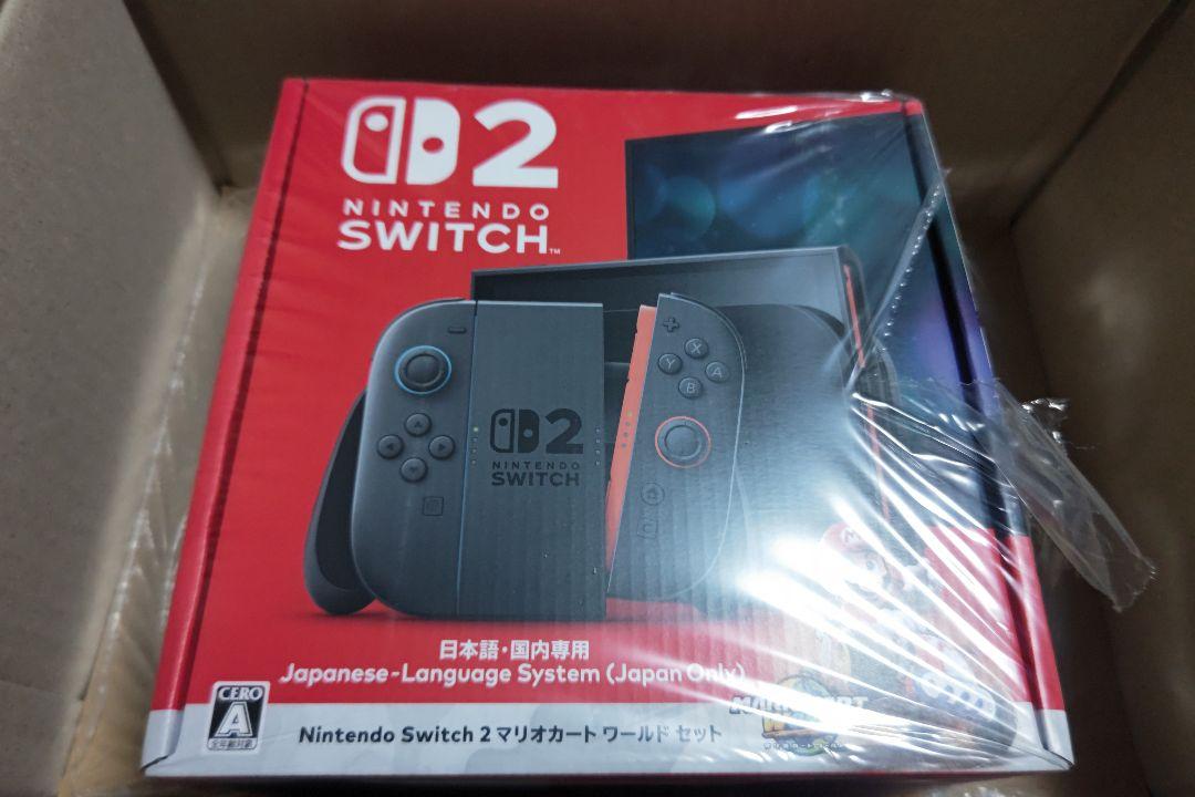 領収書付き　Switch2 本体 マリオカートワールドセット 楽天市場】【送料無料・在庫あり】Nintendo Switch 2 マリオ