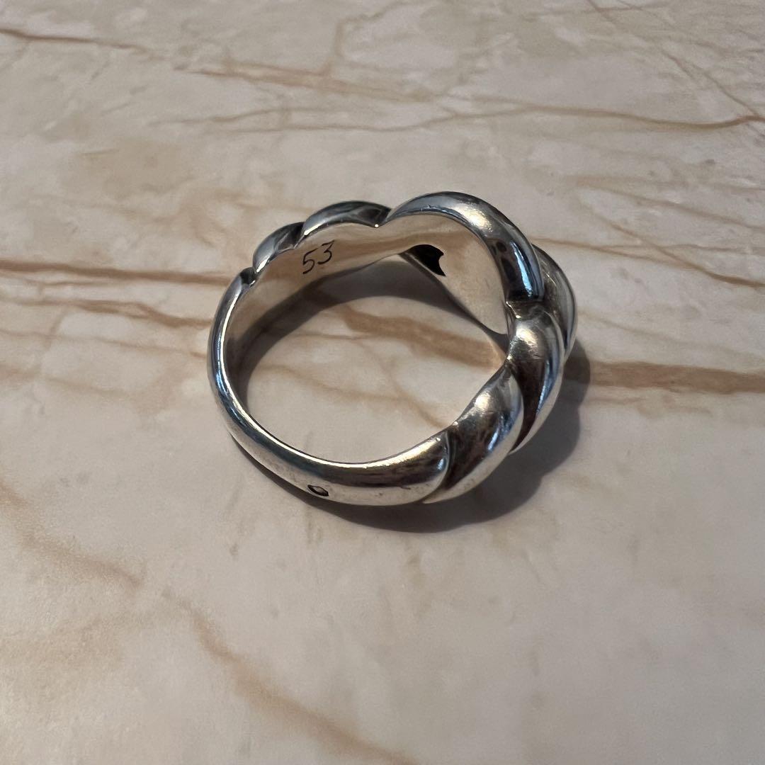 VINTAGE HERMES ring エルメス トルサード リング サイズ53