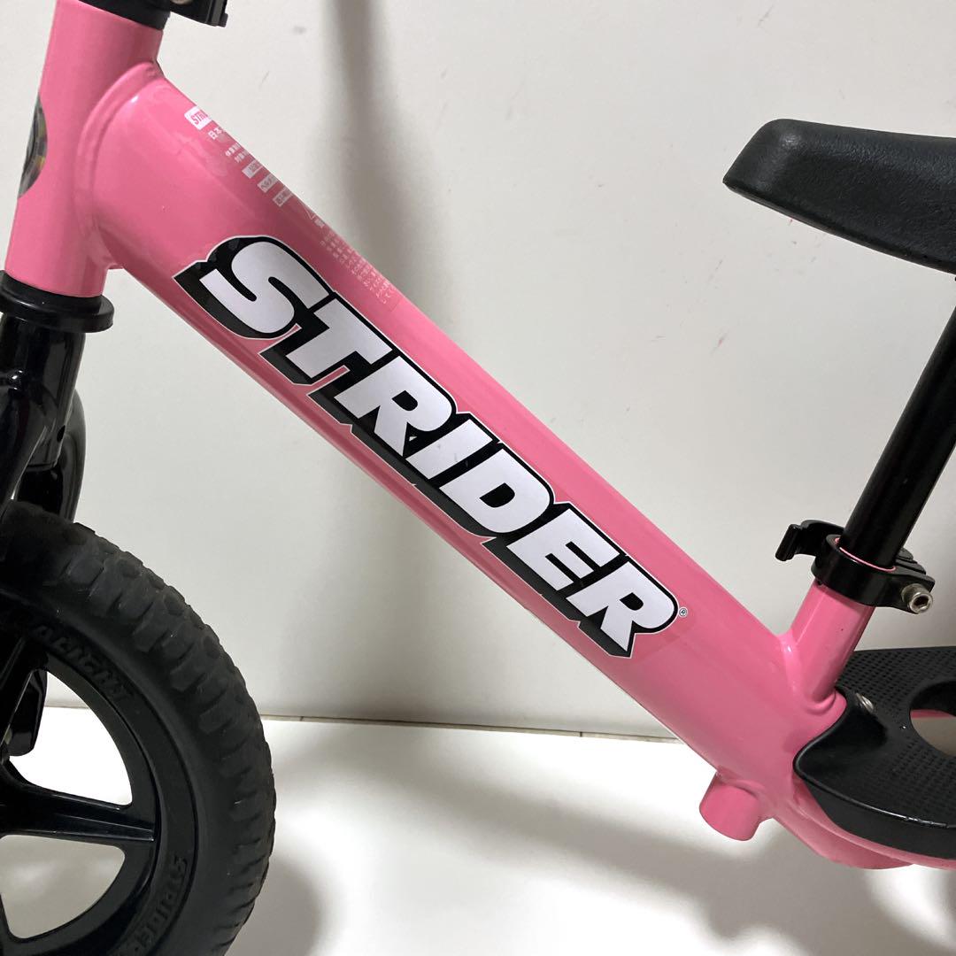 【良品】STRIDER スポーツ バランスバイク 12インチ ピンク