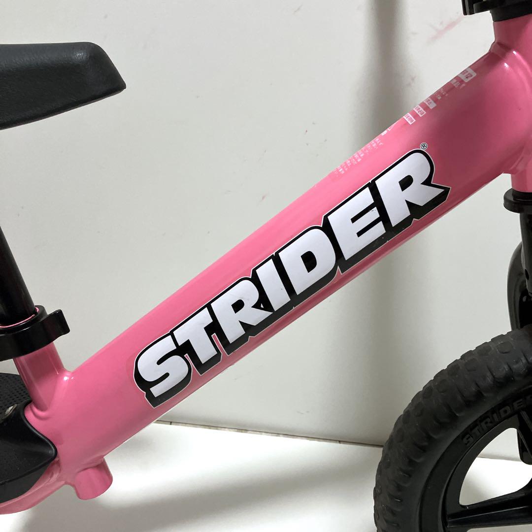 【良品】STRIDER スポーツ バランスバイク 12インチ ピンク