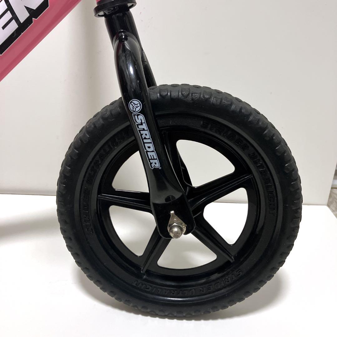 【良品】STRIDER スポーツ バランスバイク 12インチ ピンク