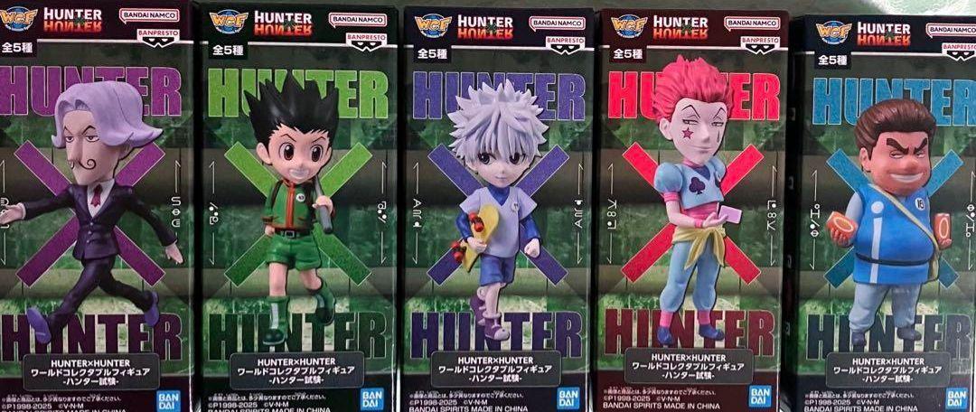 HUNTER☓HUNTER コレクタブル フィギュア 2種 ワーコレ HUNTER×HUNTER ワールドコレクタブルフィギュア ハンター試験