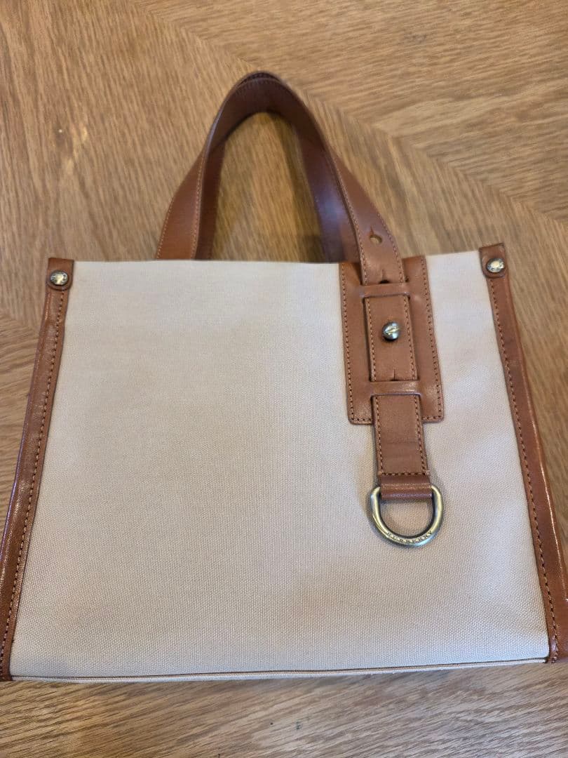 バーバリー　キャンバス　レザー ノバチェック　ハンドバッグ　トートバッグ
