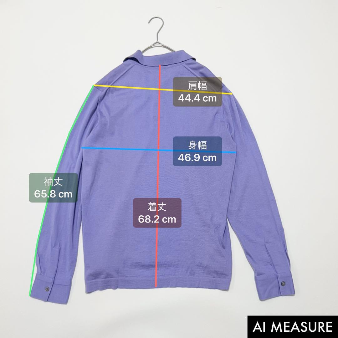 高級✨HERMES エルメス カシミヤ×シルク ニットポロシャツ ラベンダー 高級✨HERMES エルメス カシミヤ×シルク ニットポロシャツ ラベンダー