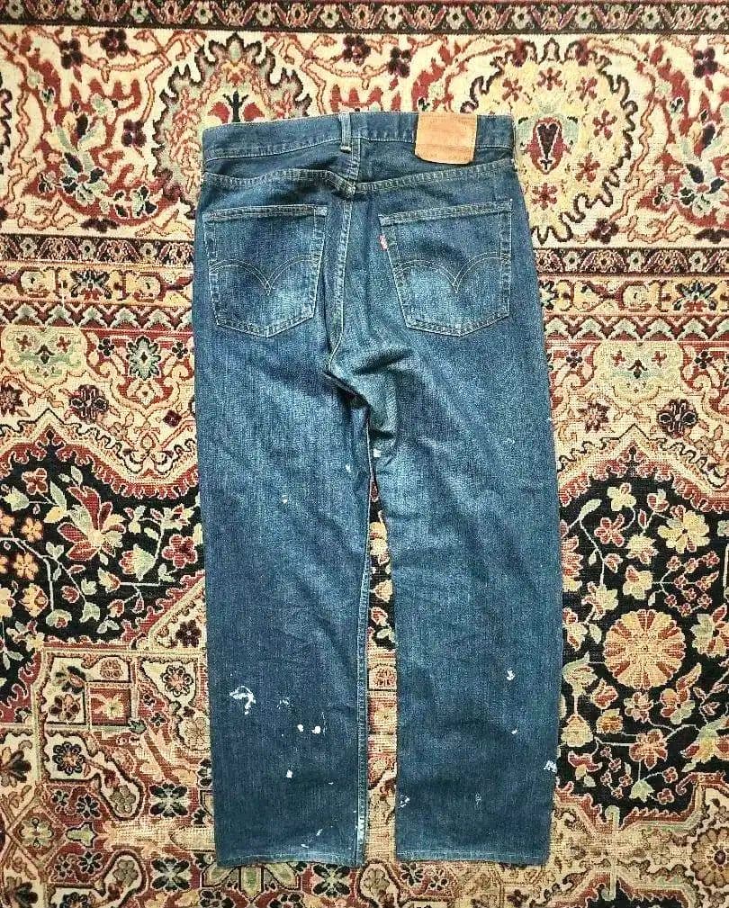 ペイント Levi's 503 ストレートデニム 31×34