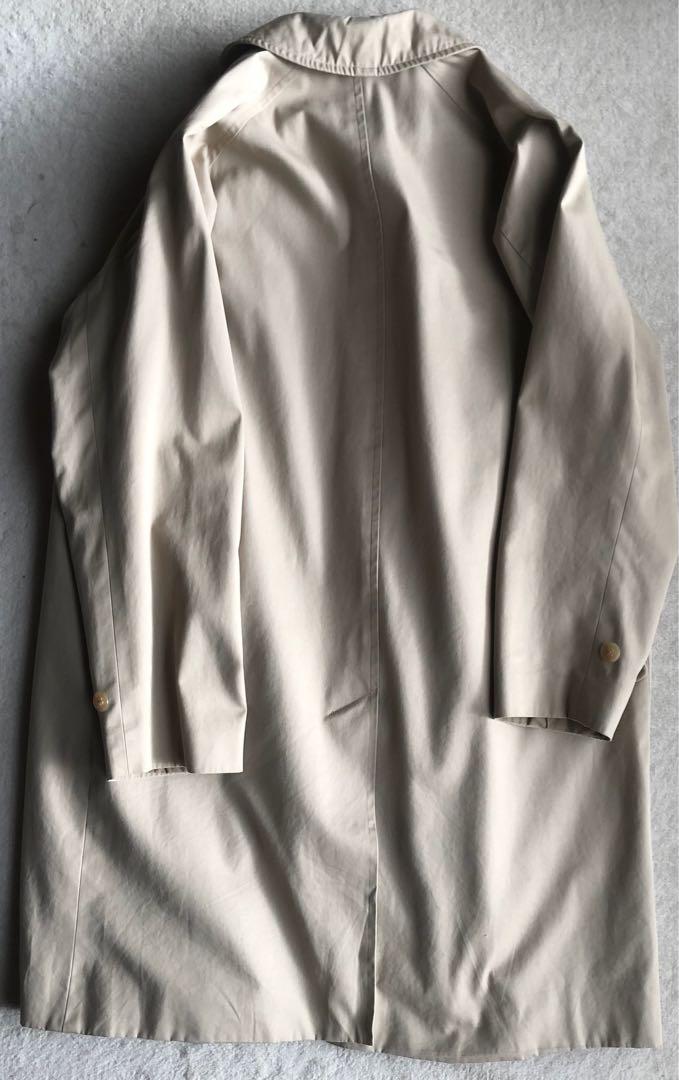 comoli 16ss コットンギャバ バルカラーコート 2 ベージュ