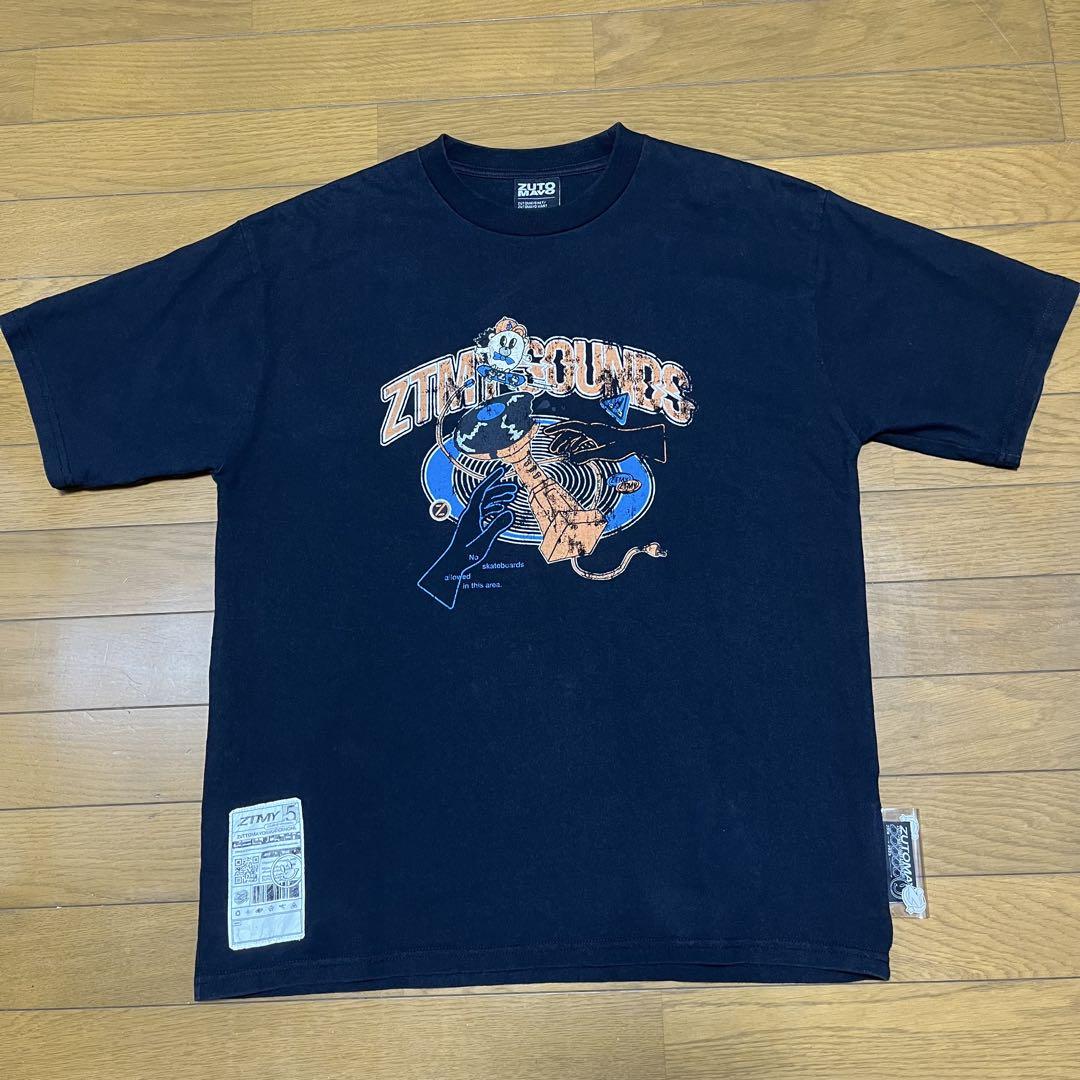 ずっと真夜中でいいのに。ビンテージ　Tシャツ TAIDADA Vintage Tee(Black) - ZUTOMAYO MART