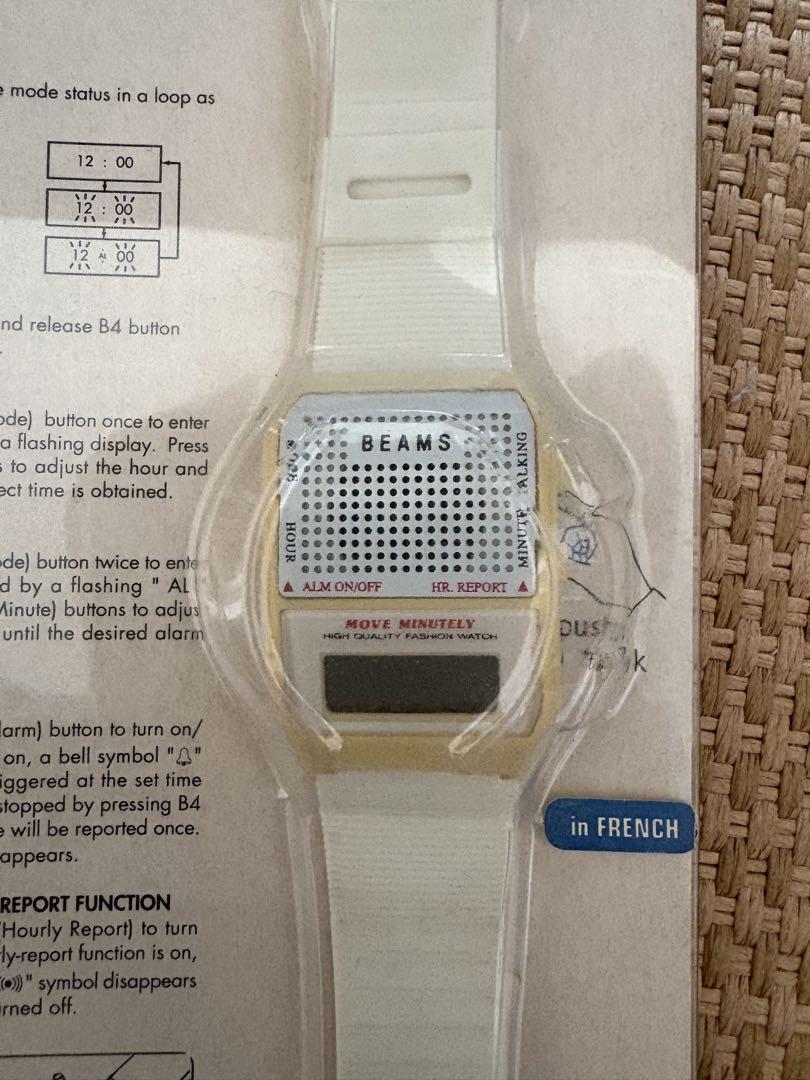 BEAMS TALKING WATCH 2色セット - メルカリ