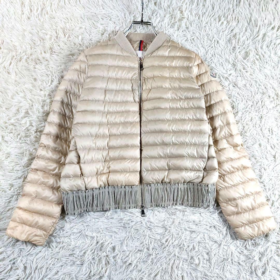 MONCLER LONGUE SAISON ロゴウルトラライトダウンジャケット MONCLER LONGUE SAISON ロゴウルトラライトダウンジャケット