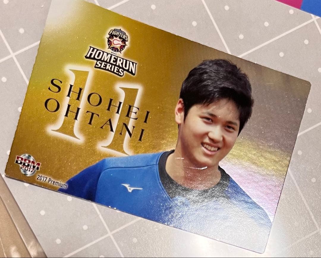 大谷翔平 ホームランソーセージ カード BBM2017やや傷や汚れあり UP786_INFO