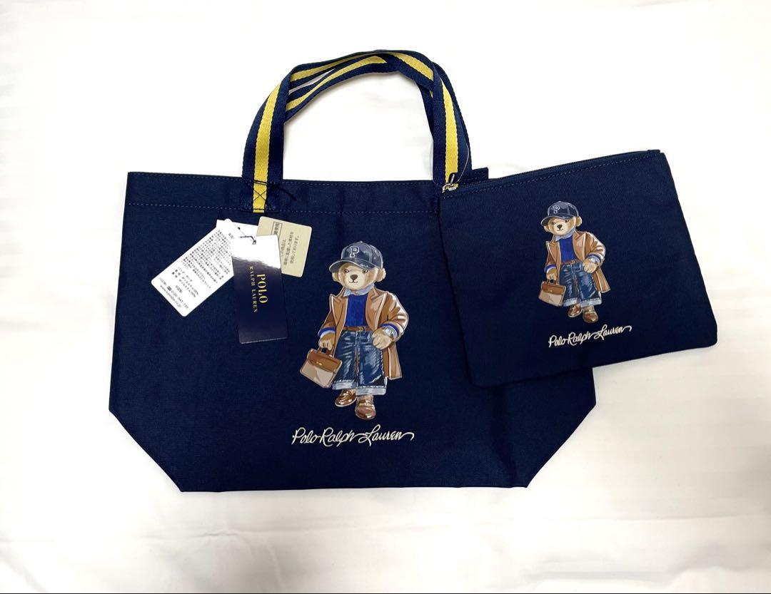 POLO RALPH LAUREN - ポロベア ポーチ付きトートバッグ エコ