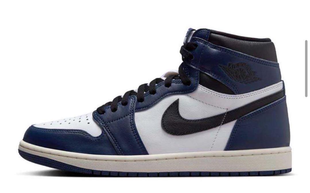 新品26.5】Nike Air Jordan 1 ミッドナイトネイビー - メルカリ