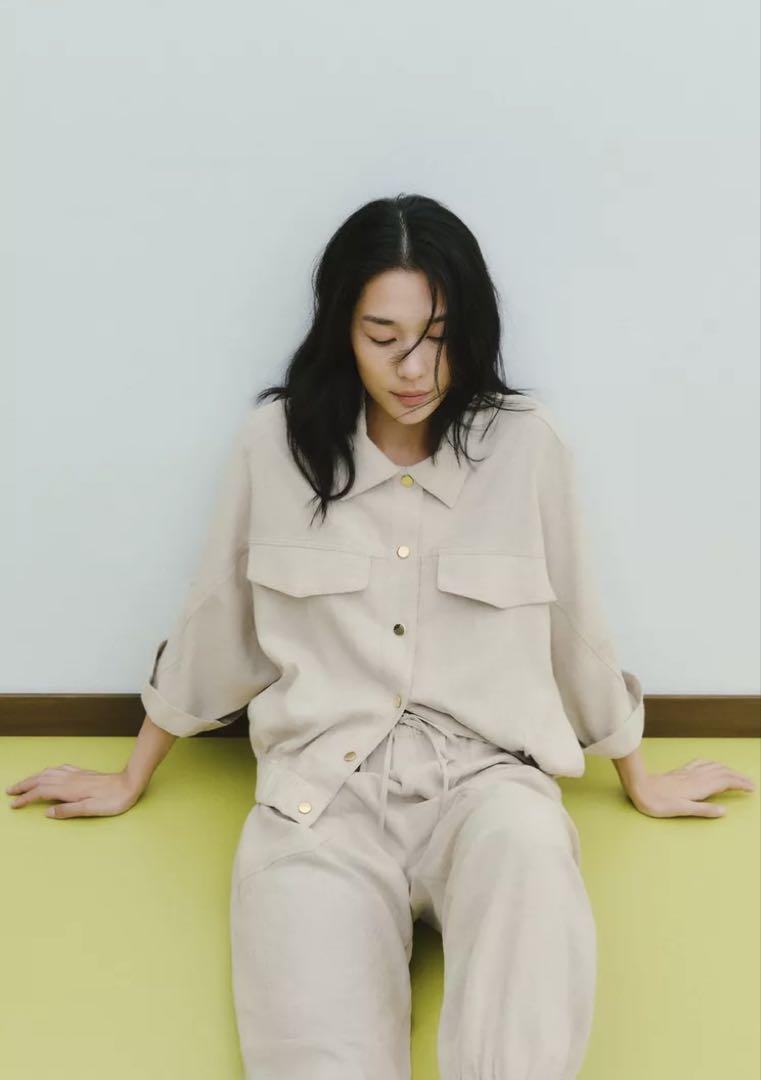 ★ZARA★サファリ*ショートスリーブシャツ ライトベージュ 未使用 ZARA サファリショートスリーブシャツ Mサイズ - メルカリ