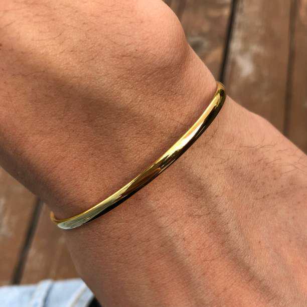 ゴールド バングル メンズ レディース アクセサリー ブレスレット - メルカリ ゴールド バングル メンズ レディース アクセサリー ブレスレット - メルカリ