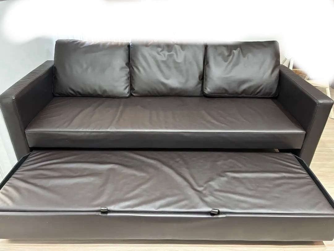 ニトリ　3人用ソファベッド　(Nシールド ノアーク2S DBR)